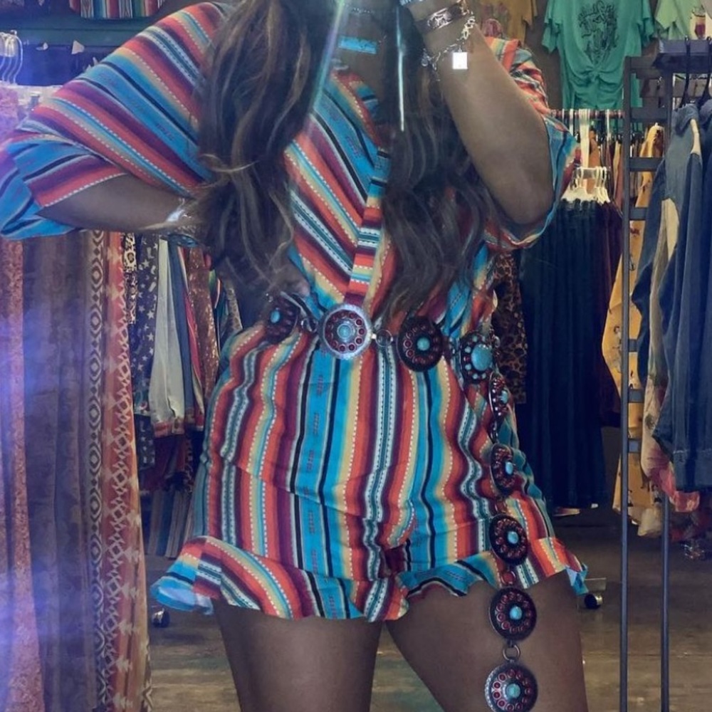 Serape Romper